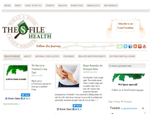 Tablet Screenshot of health.thesfile.com